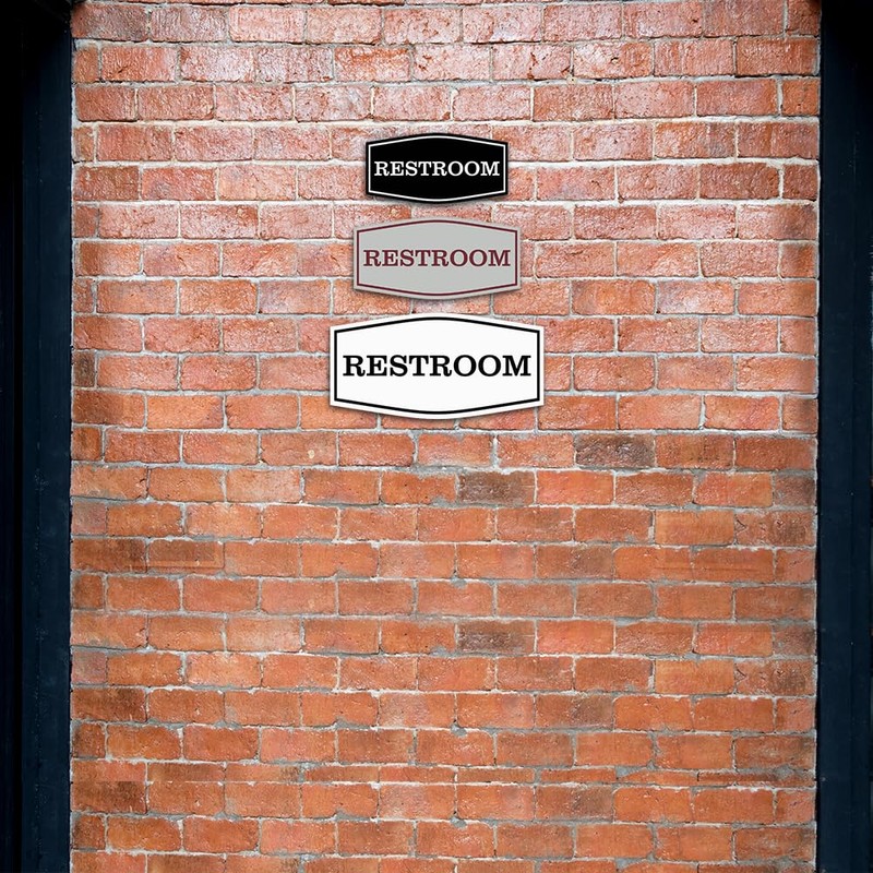 Fancy - Letrero de baño - Señalización de baño de