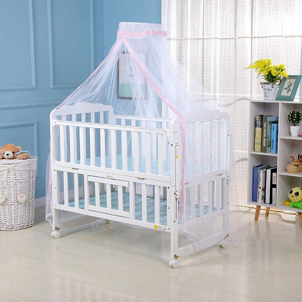 Ruspela Baby Child Mosquito Net Crib Dome Net Delicate Lace
