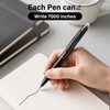 EUSOAR Erasable Pens Black, 12 Pack Eraser Pen Fine Point