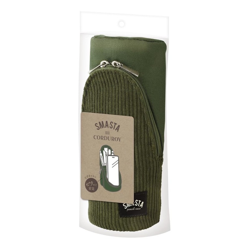Sonic Pen Case Suma Sta Corduroy Standing Pen Case Green