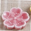 LIFKOME Cherry Blossom Chopstick Holder 6pcs Ceramic Chopstick Racks for