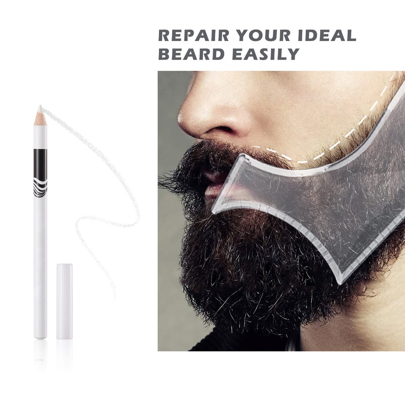 NewBang 8 Piece White Barber Pencil Set - Edge Hairline