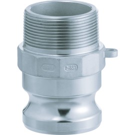 TOYOX Cam Lock Adapter Male Screw 633-FB-1-1/2-SST for Plant Plumbing and Various Machinery, 1-1/2-Inch, Stainless Steel