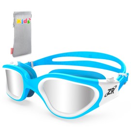 ZIONOR Kids Swim Goggles, G1 MINI UV Protection Anti-Fog Polarized Swimming Goggles for Age 6-14