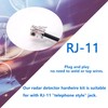 maierke 13FT RJ11 Style Radar Detector Hardwire Kit,Quick Connection Plug