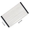 Ahyuan Roll up Dish Drying Rack Over The Sink Kitchen