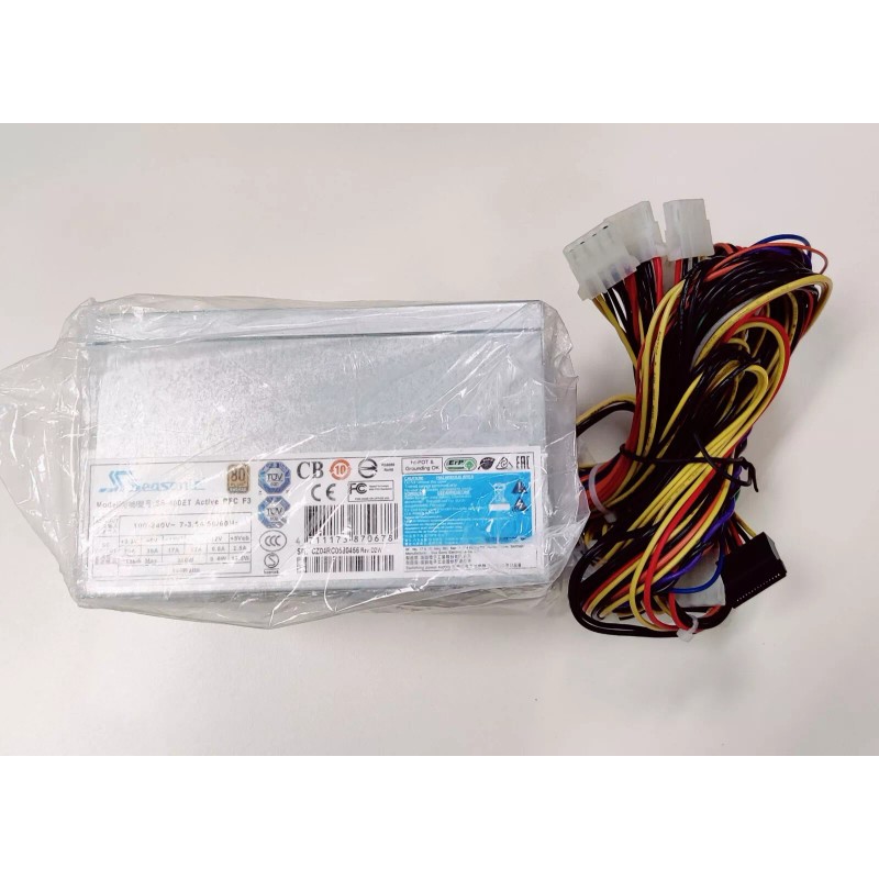 Seasonic ATX SS-400ET Active PFC F3 400W Power Supply, New