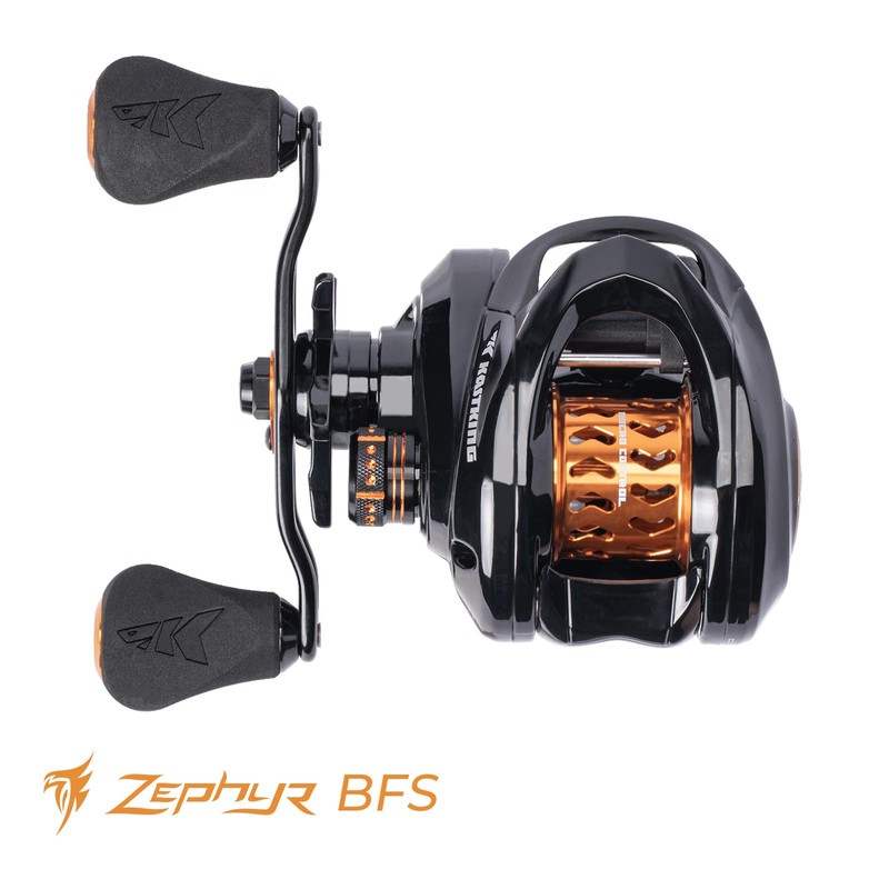 KASTKING Bait Reel, Zephyr BFS, 7.2:1 Gear Ratio, Equipped with