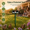 Solar Ultrasonic Animal Repeller for Outdoor Use – Motion Sensor