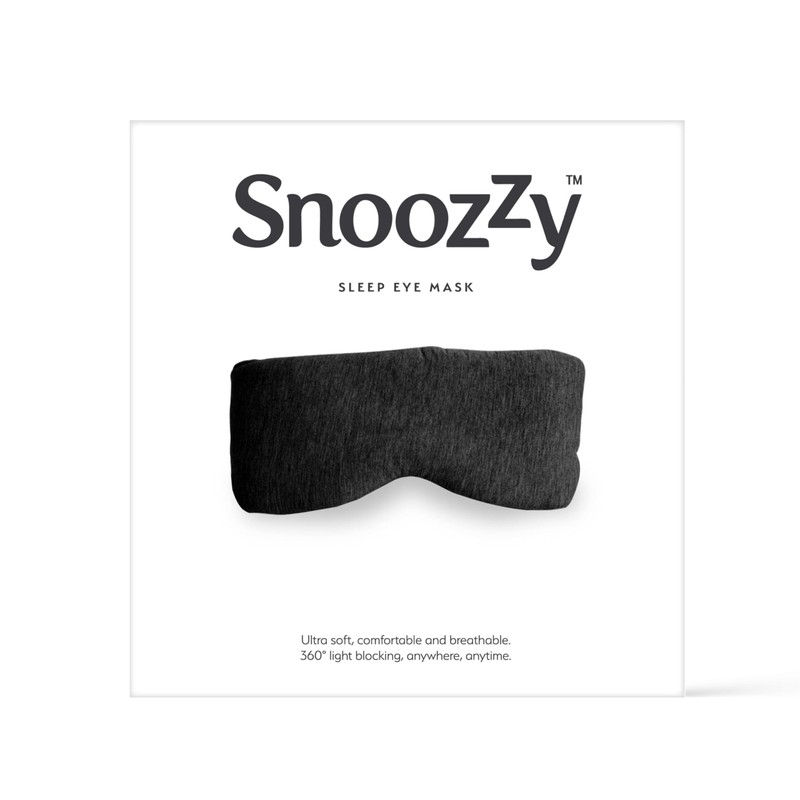 SnoozZy Cotton Eye mask – Cotton Sleeping Mask. Face Hugging,