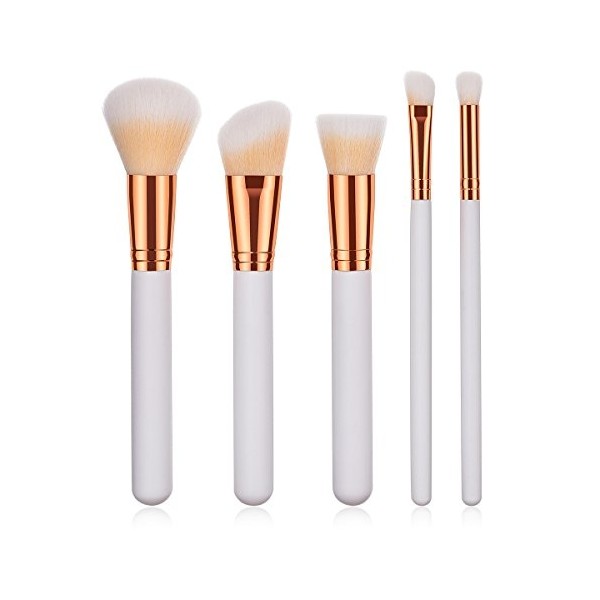 Set Makeup Tool Powder Brushes 5pcs Brush Lip Eyeliner Eyeshadow