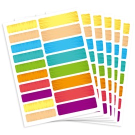 Storrianne Waterproof Removable Labels Name Stickers - 360PCS Handwrite Label for Water Bottles and Kids School Supplies,Food Containers and Storage Bins (Comic)