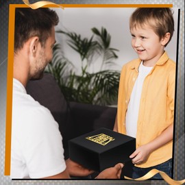 FoldTier 8 Pcs Fathers Day Gift Set Best Dad Gifts Papa Multifunctional Tool Set Fathers Day Box Tumbler Telescoping Magnetic Pickup Tool Magnetic Wristband Multitool Pen for Man Birthday Dad Day