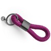 Dinalu Key Pendant Made of Sailing Rope with Black Metal,