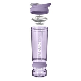 Protein Shaker 500 ml + 100 ml Powder Compartment | Protein Shaker with Powder Compartment | Gym Shaker with Stainless Steel Mixing Spring | Mixer for Protein Shakes | Shaker Gym | Lump-free & Tight | Drinking Bottle 600 ml BPA-Free