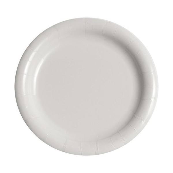 Solo MWP9B-2054 9 in White Paper Plate, Medium Weight (Case of 500)