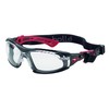 Bollé RUSHPFSPSI One Size "Rush+" Safety Spectacles with Foam Edge