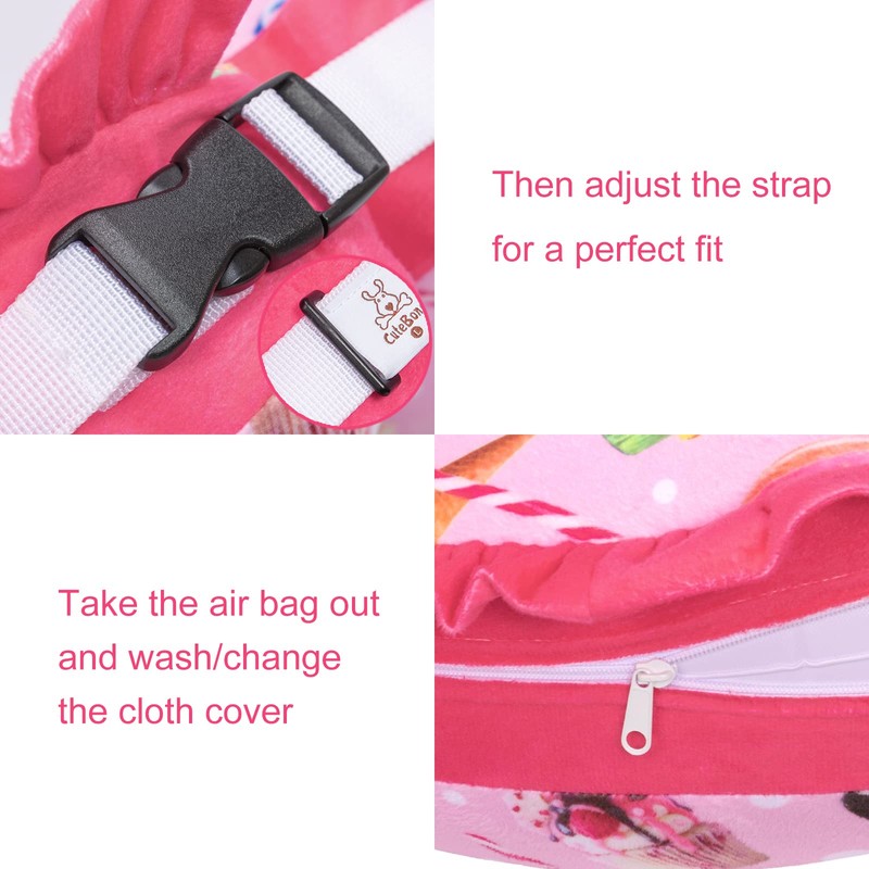 CuteBone Inflatable Dog Collar Alternative for Small/Medium Dogs After Surgery-Double