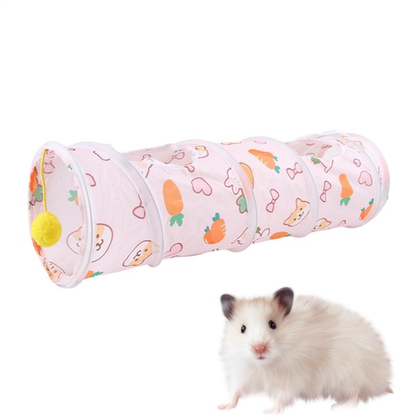Bunny Tunnels for Rabbits,Pet Playing Sleeping Pipe | Foldable Toy
