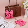 DICOSMETIC Pack of 2 Large Bows Key Fob Cheerleader Key