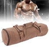 Adjustable Fitness Sandbags Canvas WeightBearing Training Bag for Garden Training(Khaki