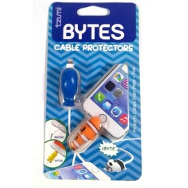 Universal Tzumi Cord Bytes Cable Protectors, Blue Whale and Clownfish (6079) New