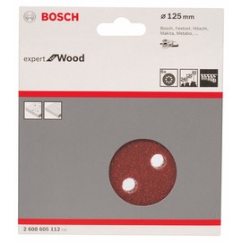 Bosch 2608605112 Wood Velcro 8 hole125x8 G60/120/240