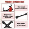 Plumbing Tools, Angle Stop Wrench Kit,Multifunctional Tool Kit,Professional Plumbers Wrench
