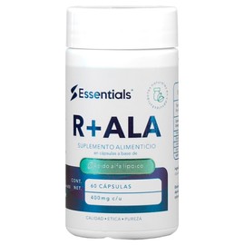 Ácido alfa lipoico R ala 400 mg 60 cápsulas.                                                                                                          