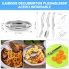 BYCRAY - Kit de Cocina Camping Portatil,16Pcs Utensilios de Cocina