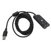 USB to 3.5mm Jack Audio Adapter for HyperX Cloud II,