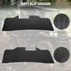 SAUTVS TPE Floor Mat for Kawasaki Mule, Rubber Front Row