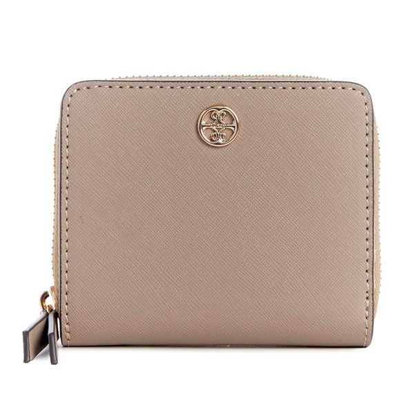 Nine West Reflected 9 Small Zip Around Wallet, Dark Mushroom,