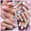 Lifextol 120PC Ombre Square Press on Nails Short Fake Nails
