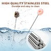 MIRKUZI Coffee Spoon & Mocha Spoon 4 Piece Spoon Set,