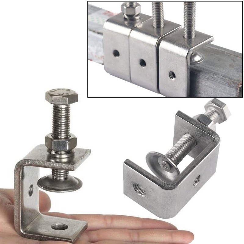 Esforzarse C-Clamp, Set of 4, Opening 1.2 inches (30 mm)