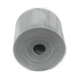 DYNAMI 5 Inch x 100 Ft Aluminum Gutter Guard Mesh,Aluminum Gutter Leaf Guard with Gloves, for Preventing Leaves,Twigs and Debris from Clogging Gutters(5 inch*100 ft)