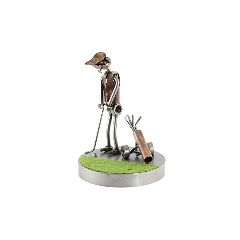 Steelman24 I Nuts and bolts sculpture Golf Putting On The