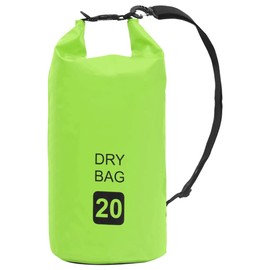 Udorich Lightweight Waterproof Dry Bag for Outdoor Adventures, 5.3 Gal Capacity, Durable and Easy to Carry, Green and Black