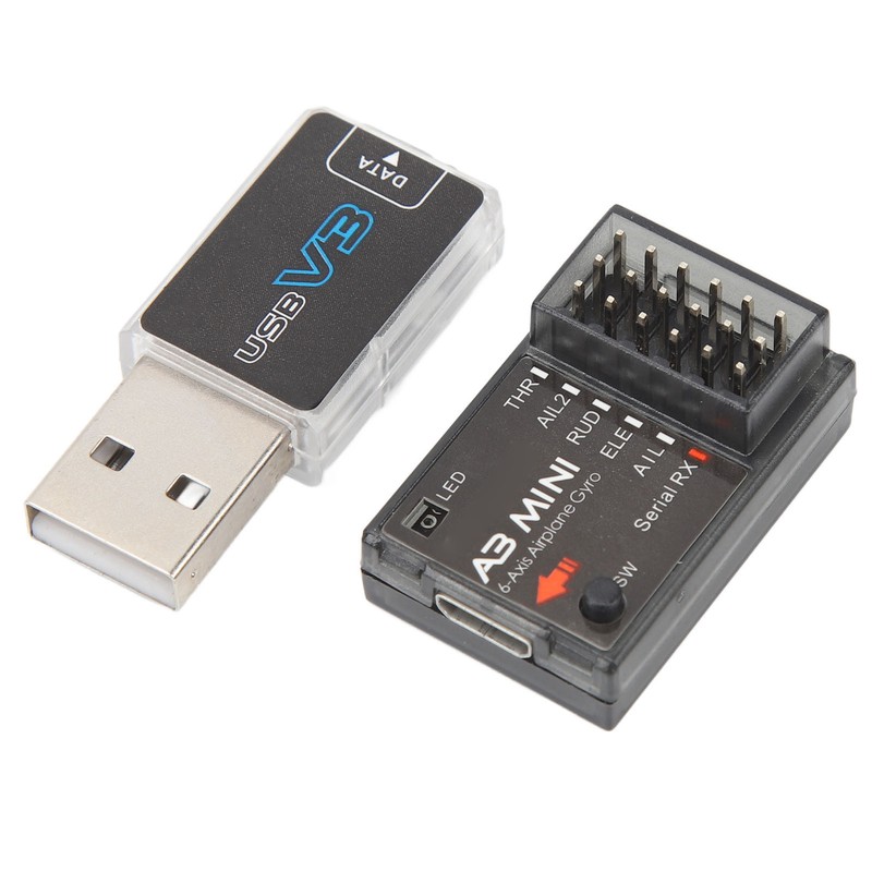 RC Flight Controller A3 Mini 6 Axes Airplane Gyroscope Stabilizer