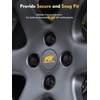 MIKKUPPA 1/2-20 Black Lug Nuts - Replacement for Aftermarket EZGO