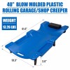 Unbranded 40" Blow Molded Plastic Rolling Garage/Shop Creeper Mechanic Cart