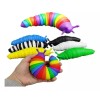 KFMX Juguete Gusano Babosa Antiestrés Sensorial Bebe Colores