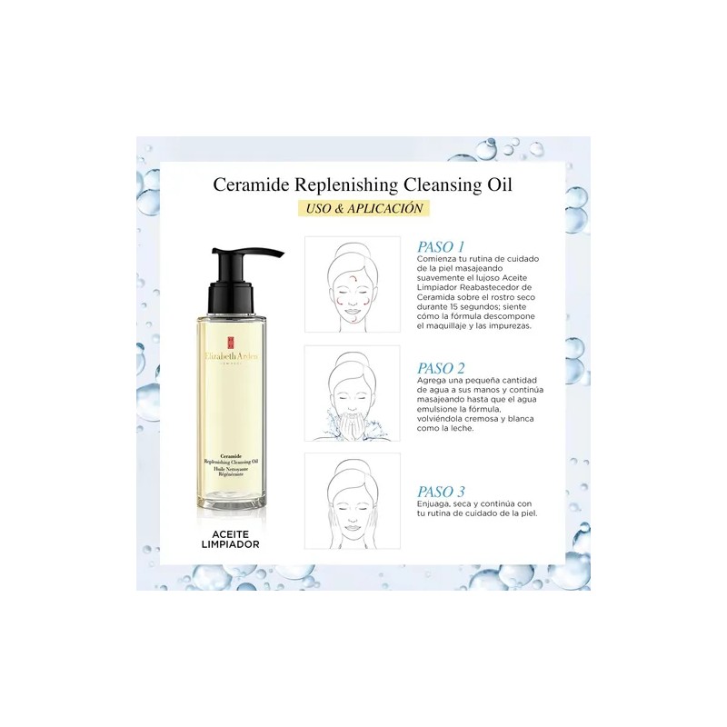 Aceite Ceramide Limpiador Regenerador Hidratante Elizabeth Arden 6.6 oz