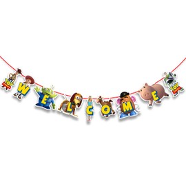 Seyal® Birthday Party Decoration - Toy Story Welcome Banner