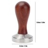 53mm Coffee Tamper with Wooden Handle Stainless Steel Coffee Powder