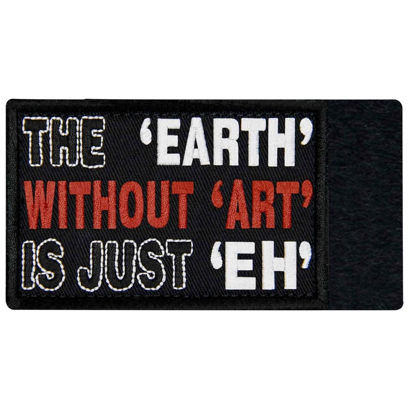 Rocking Planet The Earth Without Art is Just EH Patch