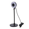 Luocute 5MP Webcam with Fill Light Autofocus, Bendable Rod USB