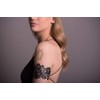 4 Sheets Temporary Gold Silver Tattoo Sun Tattoo Star Tattoo