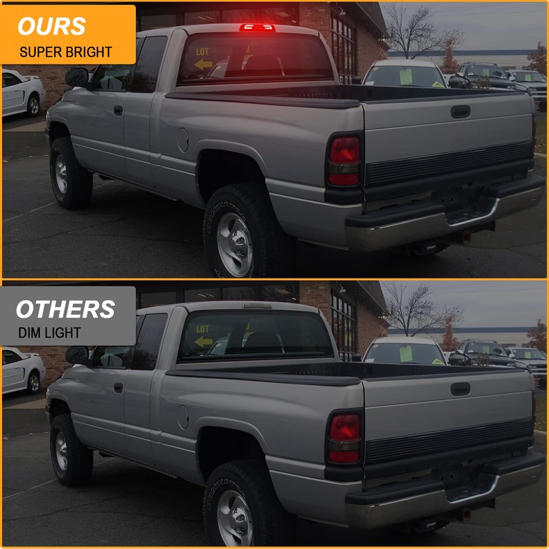 R&F Auto LED Smoked 3rd Brake Light Replacement for Ram